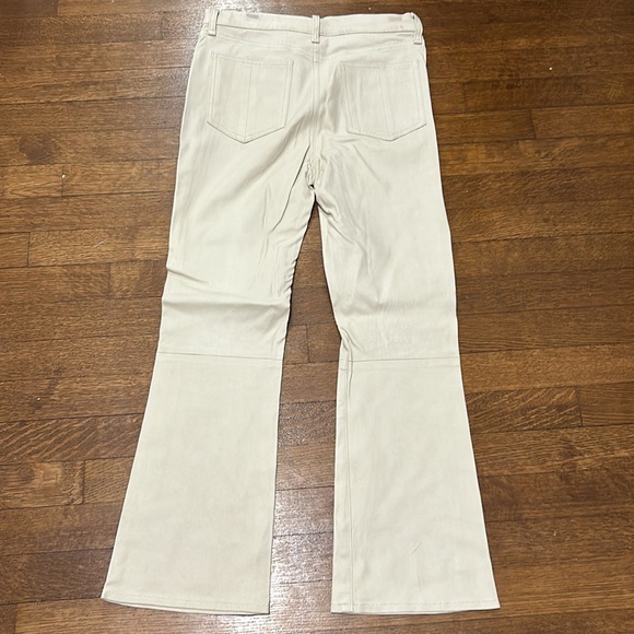 Rag & Bone cream leather pants - Picture 3 of 6